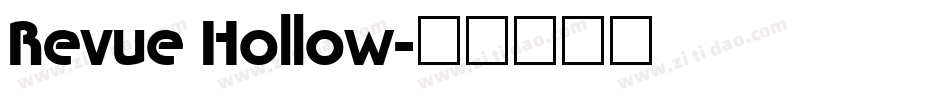 Revue Hollow字体转换